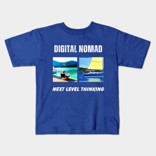 Digital Nomad Sailing Kids T-Shirt